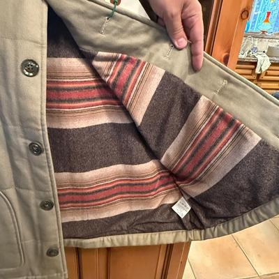 Pendleton button up lined brown Vest - Size XL