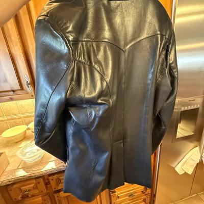 Black Continental 46 Long soft leather Men’s Jacket