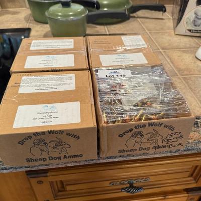 45 ACP 230 Grain nose 4 Boxes (900 total rounds)