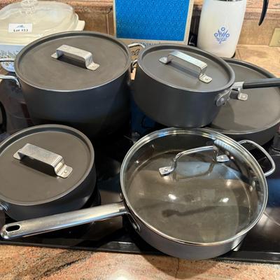 Set of 5 Pro-HG non stick Pots & Pans with lids