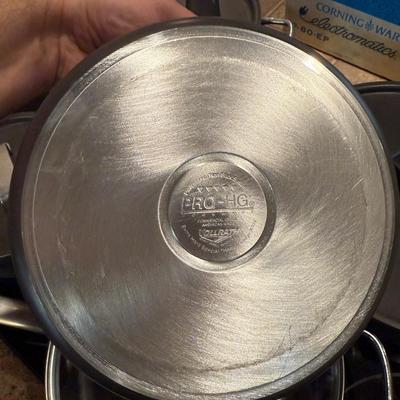 Set of 5 Pro-HG non stick Pots & Pans with lids
