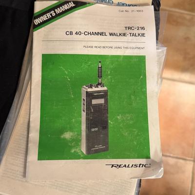 3 Vtg. Realistic TRC-216 40 channel Walkie Talkies
