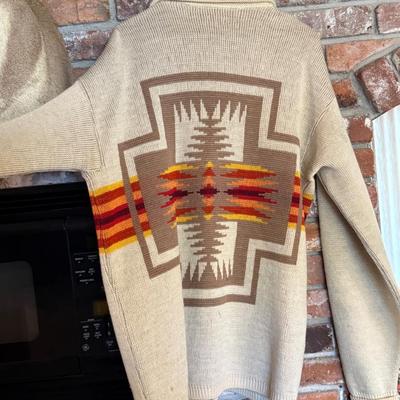 Vintage Pendleton Button Up Wool Sweater - XL