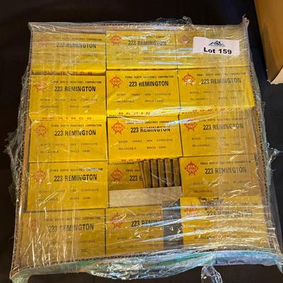 Flat with 223 Remington 36 full boxes of Norinco
