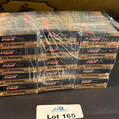 15 Full boxes of PMC 223 Remington