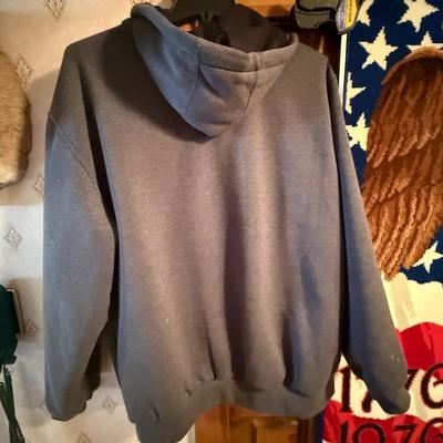 Carhartt Full Zip Up Sweatshirt Size XL - Q & D Construction
