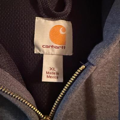 Carhartt Full Zip Up Sweatshirt Size XL - Q & D Construction