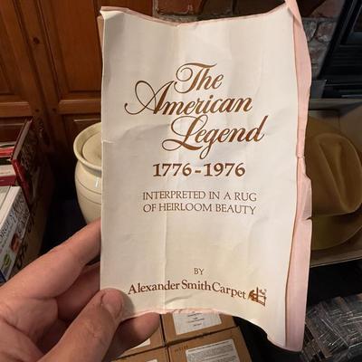 The American Legend Bicenntenial Heirloom Rug - Looks new