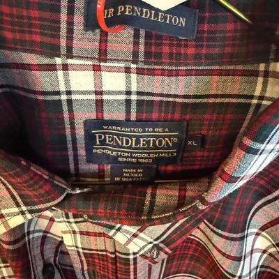 Pendleton XL Red/Blue/White Men’s long sleeve shirt