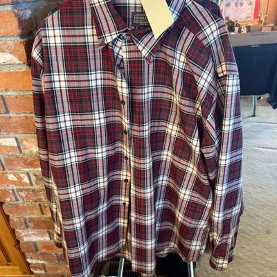 Pendleton XL Red/Blue/White Men’s long sleeve shirt
