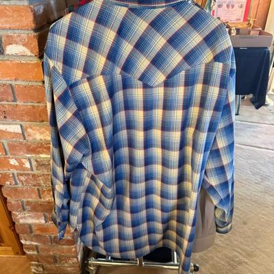 Sale Photo Thumbnail #667: nice pearl snapped Pendleton vintage shirt as shown