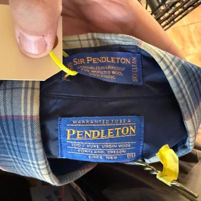 Pendleton XL Vtg. Blue/Red/Tan Men’s long sleeve shirt