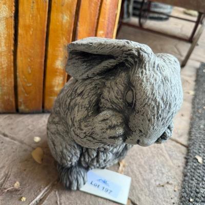 Small Ceramic Rabbit Outdoor Piece