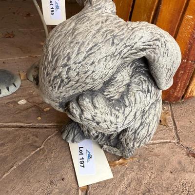 Small Ceramic Rabbit Outdoor Piece