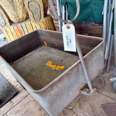 Vintage all metal wagon