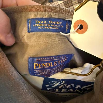 Pendleton XL Green/Tan/Gray Men’s long sleeve shirt