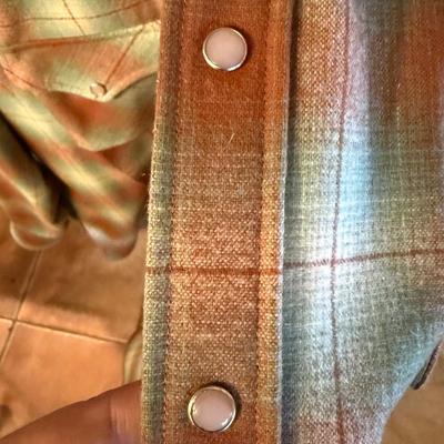 Pendleton XL Green/Red/White Canyon long sleeve shirt