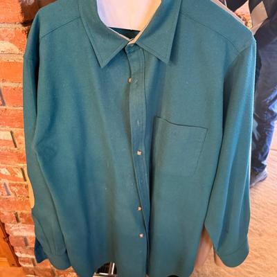 Pendleton XL Teal Green Men’s Vtg. Men’s long sleeve shirt