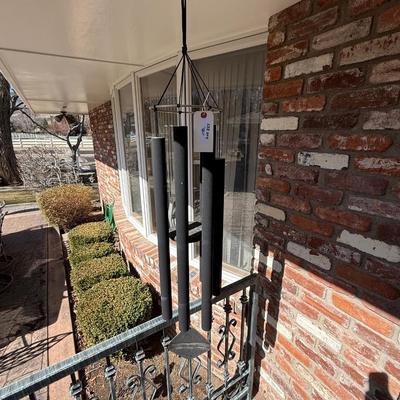 Nice large black piped Wind Chime w/nice sound