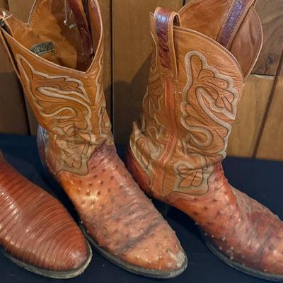 2 Pairs of Men's Cowboy Boots - 1 Eldorado & 1 Loveless