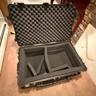 Pelican 1650 black storage case w/foam inserts