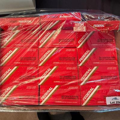 15 Boxes total of 30-30 Winchester Federal Ammo - #3030A 150 Grain