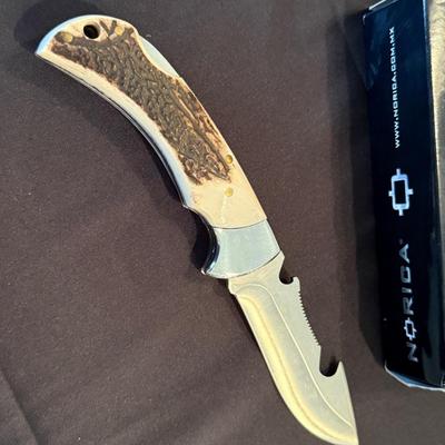 Norica Cuchillo Lanzador 41910 folding pocket knife w/box