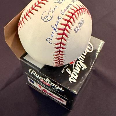 Rawlings "Don Larson" Signed Baseball in Box