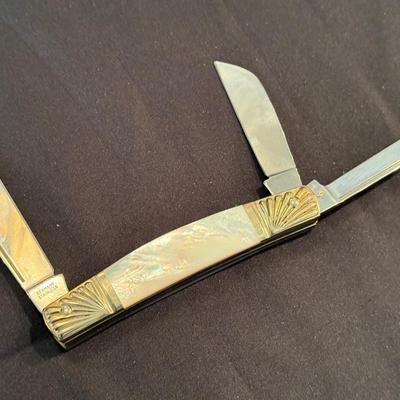 Boker Double Tree / Tree Brand new 3 blade pocket knife in case