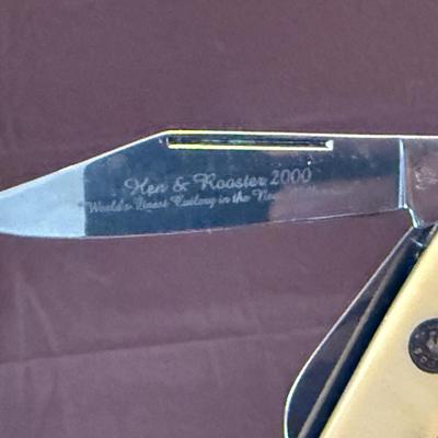Hen & Rooster 2000 New folding pocket knife w/box from Germany