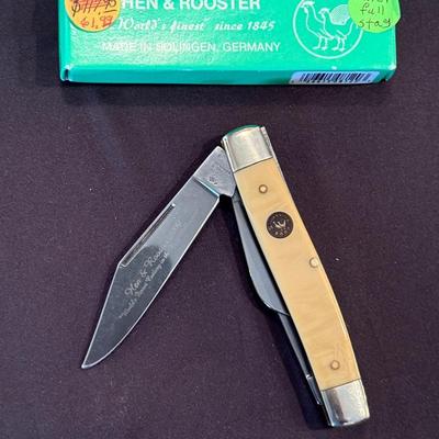 Hen & Rooster 2000 New folding pocket knife w/box from Germany