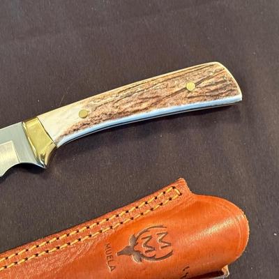 Muela Rebecco Spain made fixed blade knife w/sheath