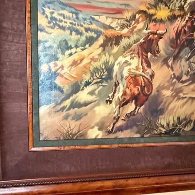 Beautiful Franz Trevors Original Oil Painting - Framed 51”l x 39”t