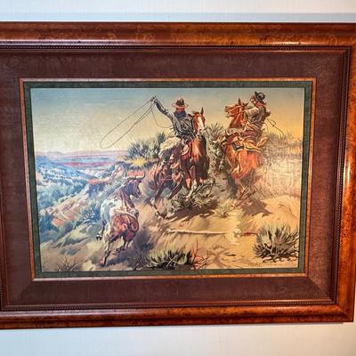 Beautiful Franz Trevors Original Oil Painting - Framed 51”l x 39”t