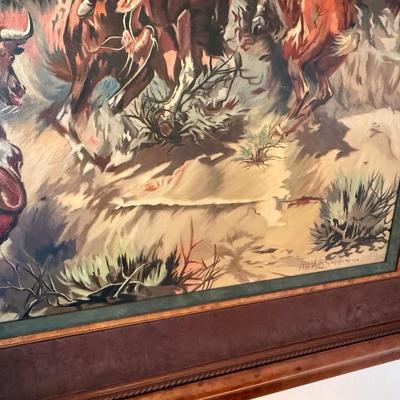 Beautiful Franz Trevors Original Oil Painting - Framed 51”l x 39”t