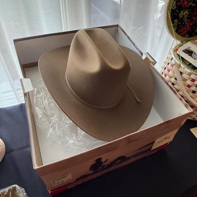 Stetson brown beaver 7-1/4” Hat from Parker’s Western Wear