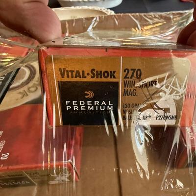 4 Full Boxes Vital-Shok 270 Winchester Short Mag. Ammo