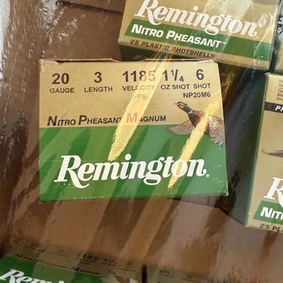 10 Boxes of Remington Nitro Pheasant 20 Gauge shotgun Shells - 250 Rounds
