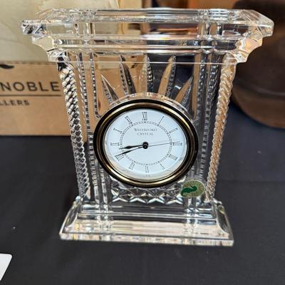 Waterford Crystal mantle clock - Working and Like New