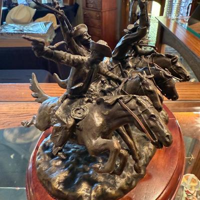 Frederick Remington Bronze Coming through the Rye