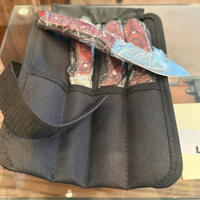 Set of 4 Browning Rocky Mtn. Elk Foundation new knives