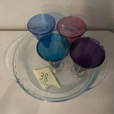Pyrex Dish & Glass Lot