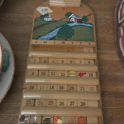 Wooden Calendar