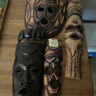 Wooden Carved Masks