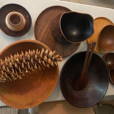 Sale Photo Thumbnail #57: Wooden Bowl LOT