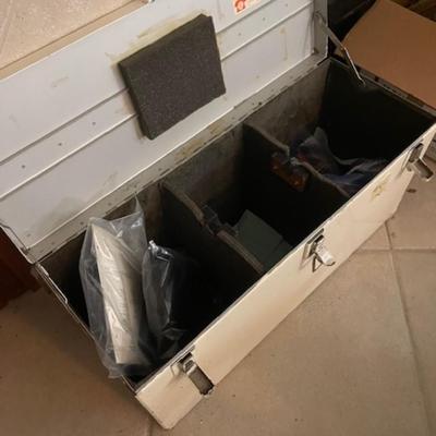 White Tool Box and Contents