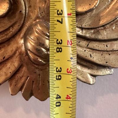 Vintage Floral Gold Mirror