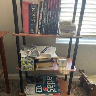 Book shelf w contents