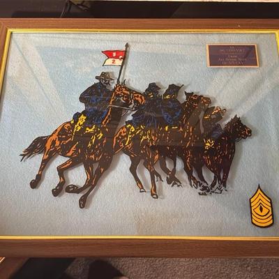 Cavalry Troop Framed Art