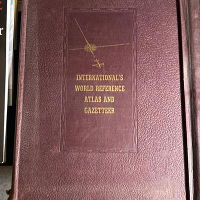 1943 World Reference Atlas Gazetteer